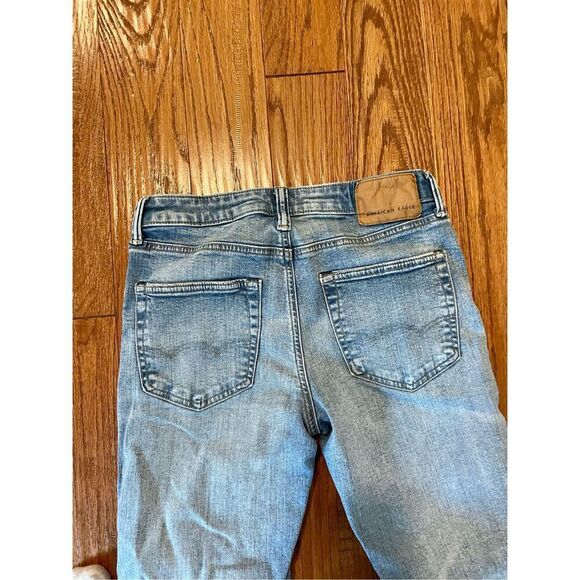 American eagle mens 28x32 air flex athletic cut distressed jeans - Picture 10 of 10